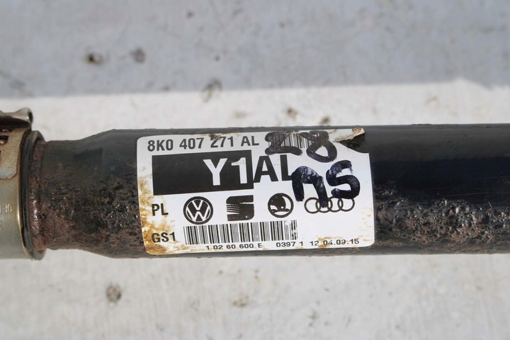 фото №10, Audi a4 a5 полуось перед 8k0407271al 8k0 407 271 al передняя 8k b8 8t 8f 8k04