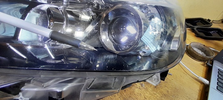 фото №5, Koleos рестайлінг лампа лівий перед лінза 12r оригінал