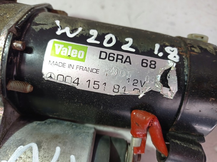 фото №2, Стартер mercedes w202 1.8 b d6ra68