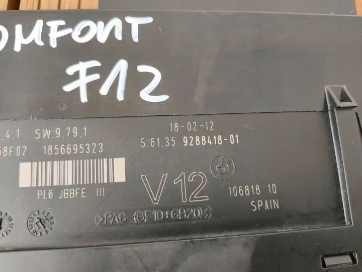 фото №5, Bmw 6 f06 f12 f13 11-18 модуль блок управления  комфорта 9288418 oem номер