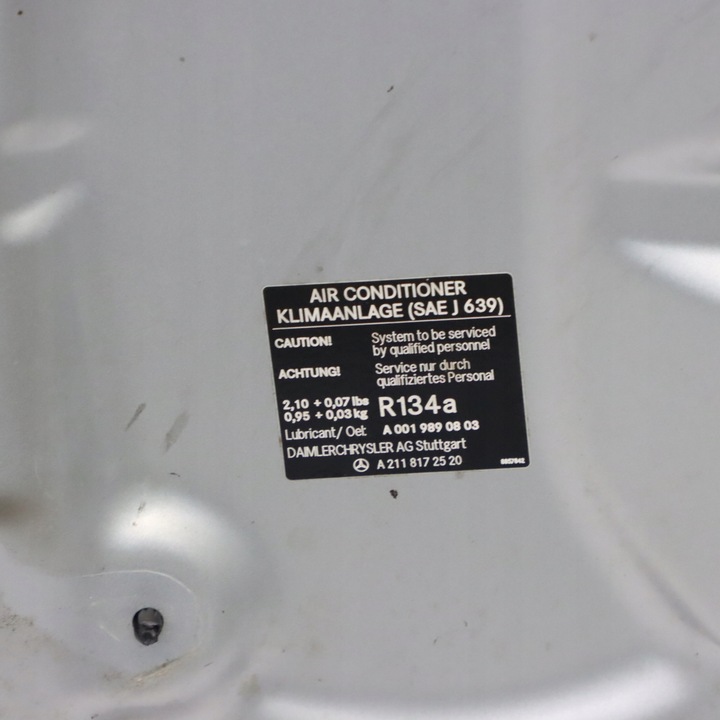 фото №10, Mercedes w211 капот кришка двигуна iridium срібний срібний металік - 775