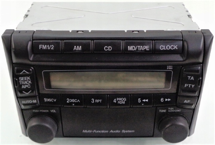 фото №1, Mazda 323f bj 02 r радіопрогравач cd