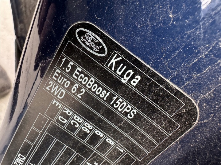 фото №6, Крышка зад багажника ford kuga mk2 рестайлинг цвет тёмно-синий rd 16-19 18 год