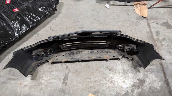 фото №12, Honda civic viii 8 sedan гібрид бампер переднє перед чорний комплектний