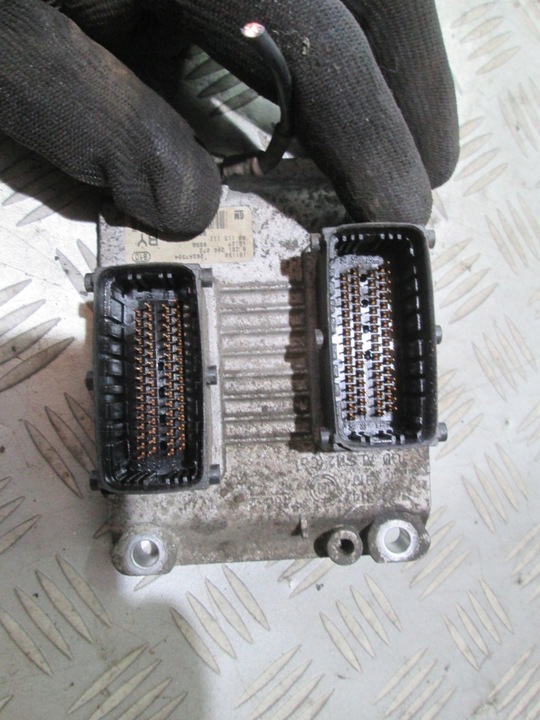 фото №3, Блок управления двигателя opel оригинальный номер 09115111