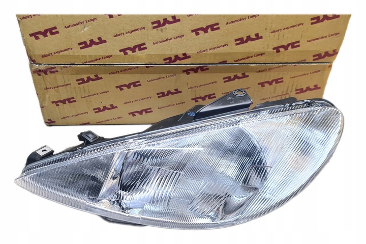 фото №1, Лампа фара левый h4 peugeot 206 cc 1998-2009