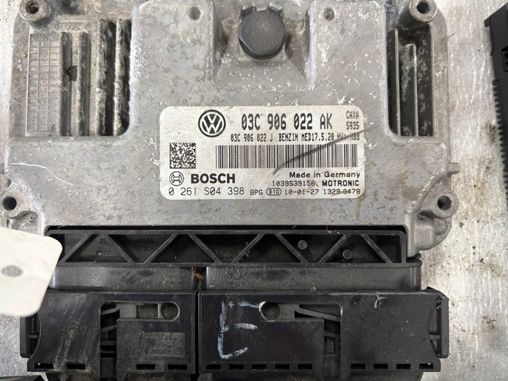 фото №8, Vw jetta golf v универсал 1.4 tsi набор стартовый do запуска спидометр замок зажигания