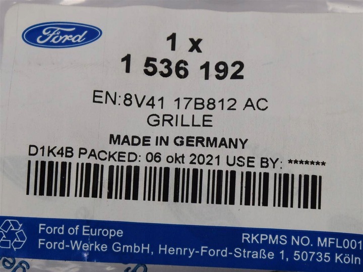 фото №14, Планка бампер права kuga mk1 2008-12 _ ford оригінальний номер 1536192 _ 8v41-17b812-ac