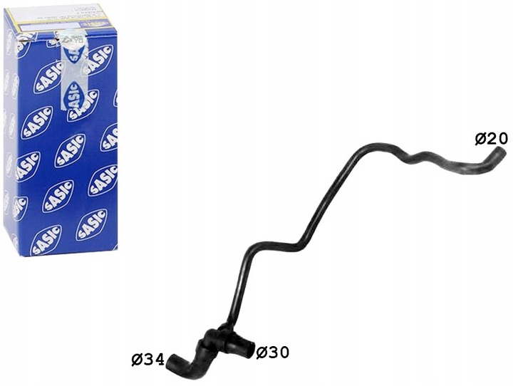 фото №1, Шланг радіатор opel astra h 1,3cdti 05- sasic