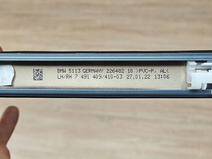 фото №9, Оригінальна планка накладка дахова права bmw g26 7491410 c4p brooklyn 21km