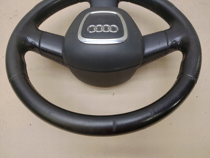 фото №5, Кермо + подушка безпеки мультифункція шкіра s-line sline audi a3 8p роки 03-08