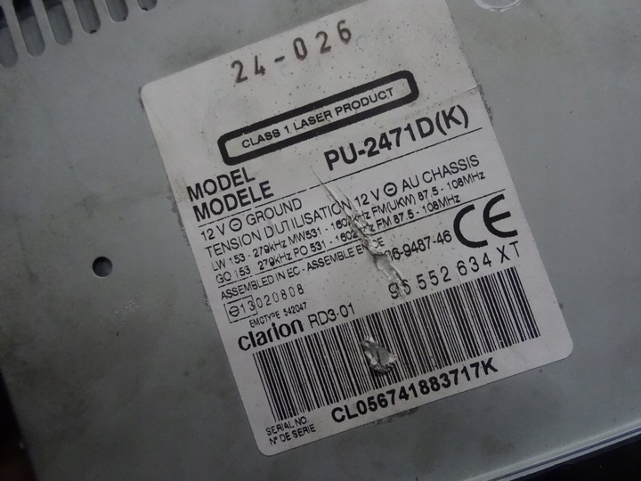 фото №5, Citroen peugeot 807 радіо радіопрогравач 96552634