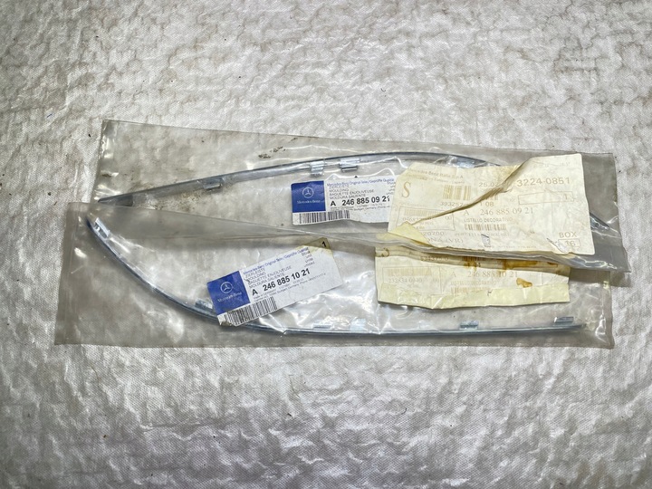 фото №6, Новая оригинальная планка хром бампера mercedes b класс w246 левый зад