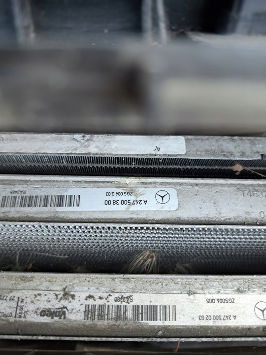 фото №7, Mercedes w177 a клас pas перед переднє радіатор 1.5 d оригінал