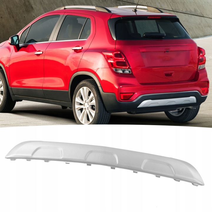 фото №12, Нижня плита бампера заднього, захист панель ozdobnego do chevroleta trax