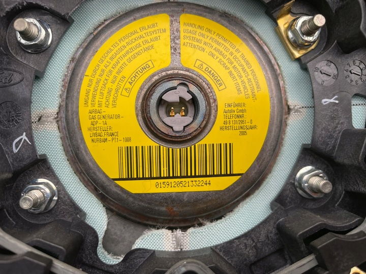 фото №10, Ford focus c-max i mk1 панель роздавальна капот консоль подушка безпеки комплект