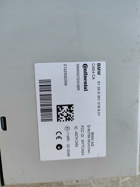 фото №5, Bmw f11 3.0d xdrive комп'ютер cas ключ 8574100