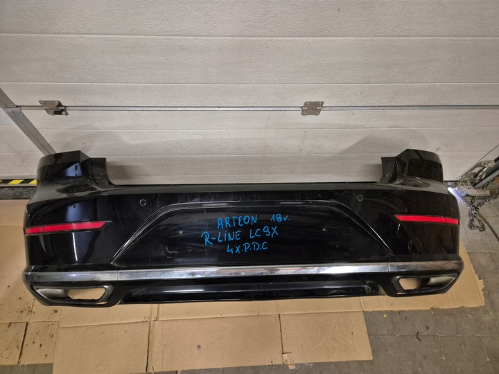 фото №1, Бампер задній vw arteon 18 рік r-line 4xpdc колір lc9x оригінал