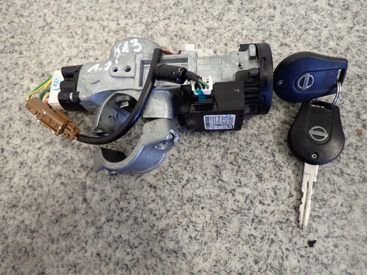 фото №6, Nissan micra k13 1.2i 10- набір стартовий комп'ютер замок запалювання