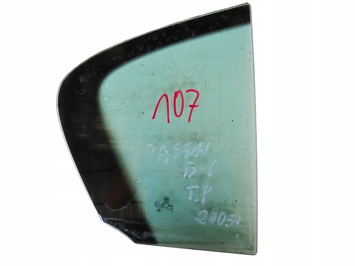 фото №1, Стекло задняя правая дверь vw passat b6 sedan 2005-2010 год 2005r