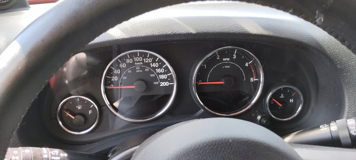 фото №5, Спидометр приборы jeep wrangler jk 2.8 crd европа 05091419ab