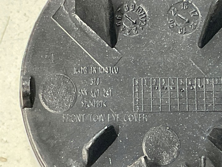 фото №11, Заглушка бампера, захист фаркоп volkswagen tiguan ii передній рестайлінг allspace