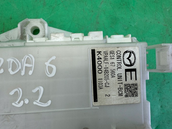 фото №7, Компьютер набор иммобилайзер старт r2bg18881d mazda 6 ii gh рестайлинг 2.2 mzr-cd 07-12