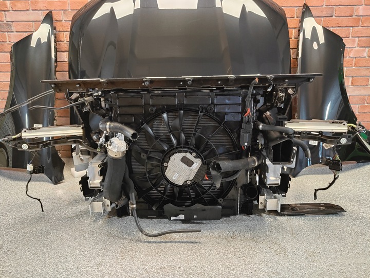 фото №14, Капот бампер радіатор pas лампа led підсилювач bmw x7 g07 475 чорний