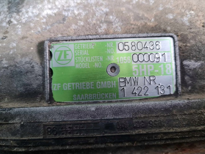 фото №14, Bmw e39 коробка передач коробки передач автоматическая 5hp-18 1422131