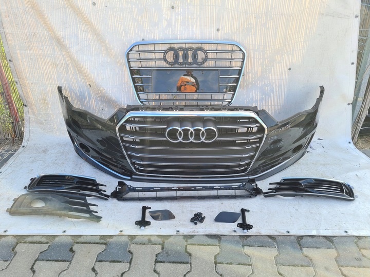 фото №1, Бампер перед комплектный audi a6 c7 рестайлинг pdc