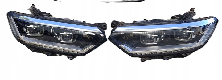 фото №8, Vw passat b8 14-19r перед капот бампер pas крило повний led lc9x