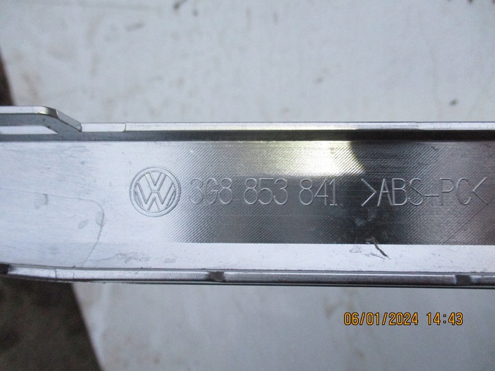 фото №11, Arteon -планка бампера хром левый зад ,неиспользованная 3g8853841