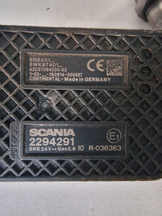 фото №5, Датчик выхлопных газов nox scania r евро 6 2294291