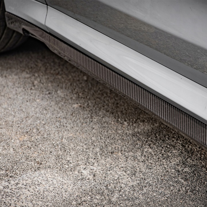 фото №6, Карбонові накладка порогів do bmw ix3 / x3 g01 / x4 g02 / x3m f97 / x4m f98