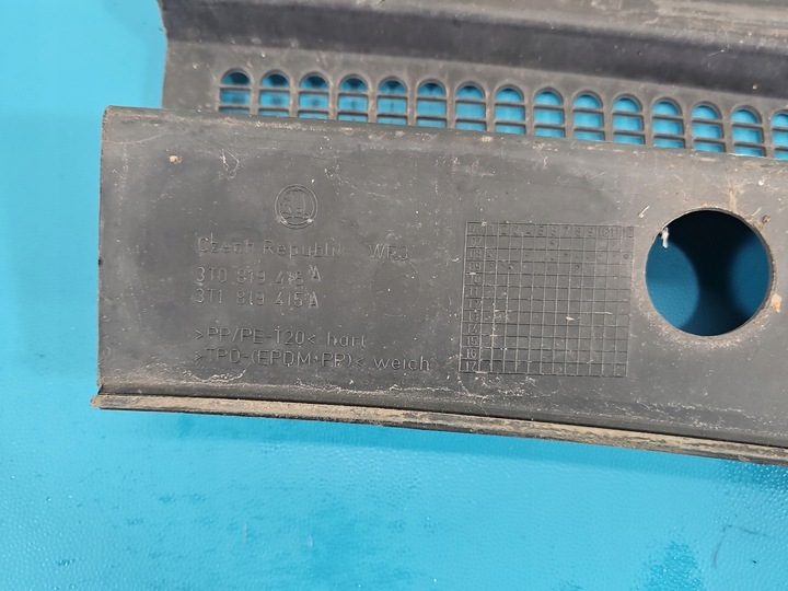 фото №9, Панель под лобовым стеклом skoda superb ii 3t0819416a 3t0819415a европа