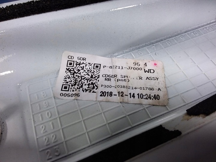 фото №6, Kia ceed iii hb спойлер спойлер кришки зад wd