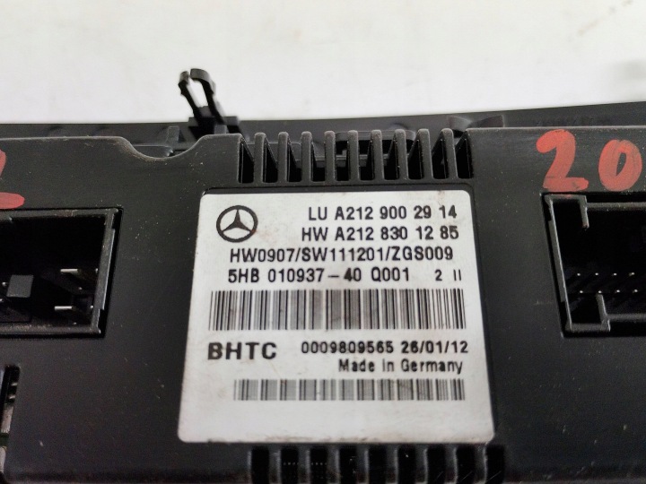 фото №8, Mercedes панель климат-контроля a2129002914 европа