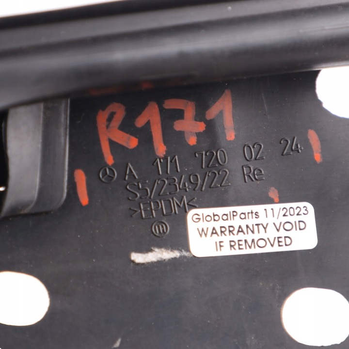 фото №12, Mercedes slk r171 ущільнювач скла передній правої двері a1717200224