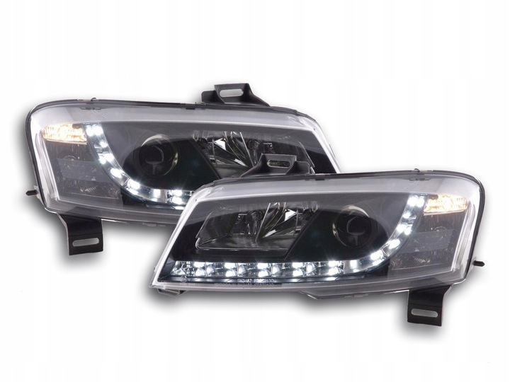 фото №1, Лампи перед daylight led drl fiat stilo 01- чорні