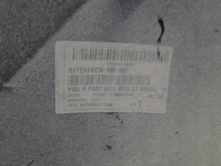 фото №8, Mercedes vito 447 w447 бампер задний hak pts