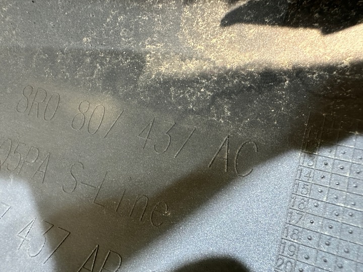 фото №14, Audi q5 8r0 s-line рестайлінг бампер перед переднє 8r0807437ac