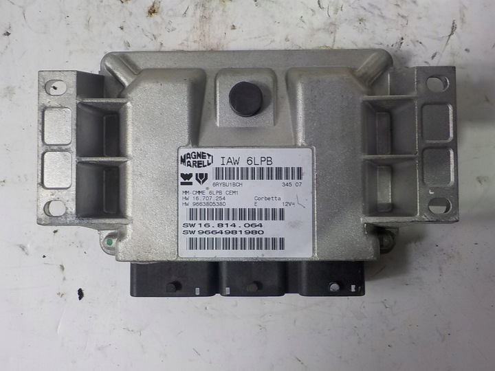 фото №1, Citroen компьютер блок управления 9664981980 iaw6lpb