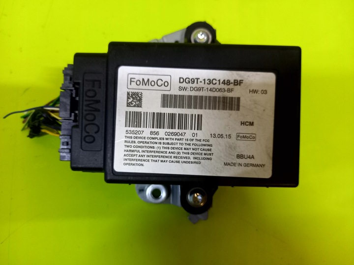 фото №1, Модуль управление света dg9t-13c148-bf ford mondeo mk5 15r