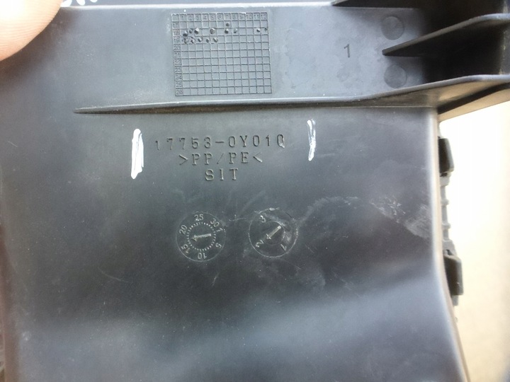 фото №8, Toyota corolla e21 впуск воздуховод фиксатор воздуха 17753-0y010 оригинал