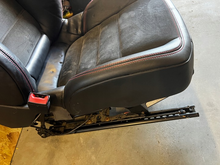 фото №10, Сиденье левый перед подушка безопасности кожа алькантара porsche cayenne ii 7p5 gts