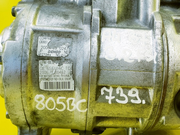 фото №6, Компресор компресор кондиціонера a4 b7 3.2 fsi