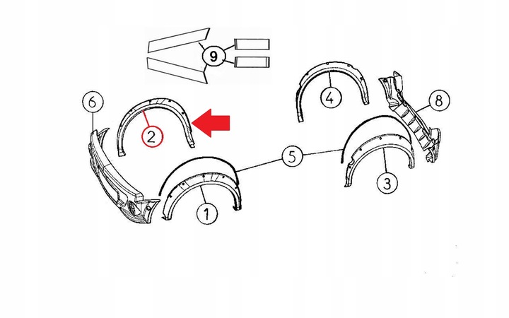 фото №2, Накладка крила передньої перед aixam city sport scouty 08 права