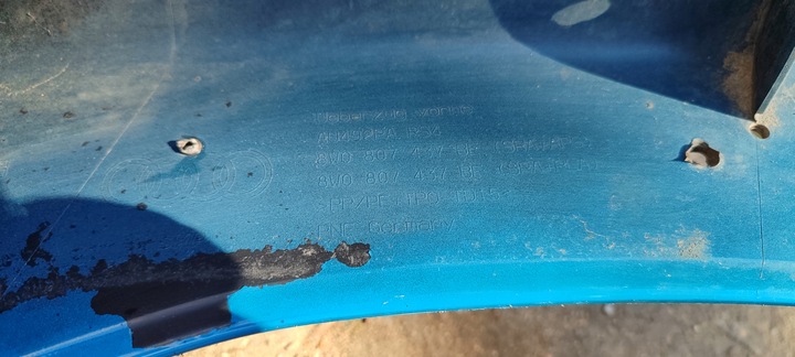 фото №7, Бампер перед audi rs4 a4 b9 рестайлинг 8w0 8w0807437be 2019-