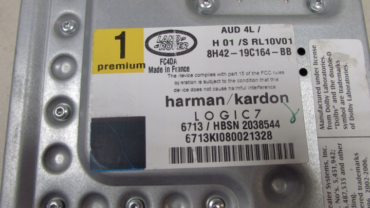 фото №5, Land rover range rover l322 06-12 підсилювач harman/kardon 8h42-19c164-bb