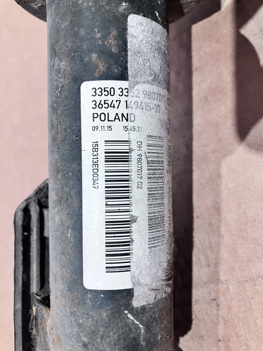 фото №1, Амортизатор зад mini r60 9807017 2.0 d